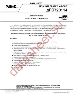 UPD720114GA-9EU-A datasheet  